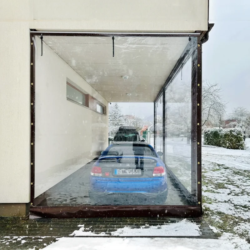 Carport om vinteren
