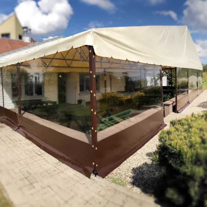 Transparent terrassevegg – kundeprosjekt